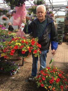 HB Summer Campfire combo Hanging Basket (c3)